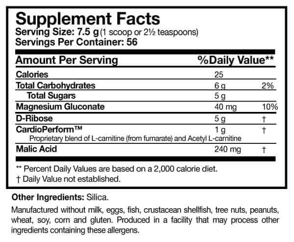 RibosCardio Researched Nutritionals Supplement - Conners Clinic