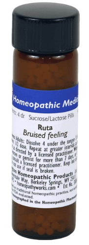 Ruta Graveolens Pills - 6C Homeopath Supplement - Conners Clinic