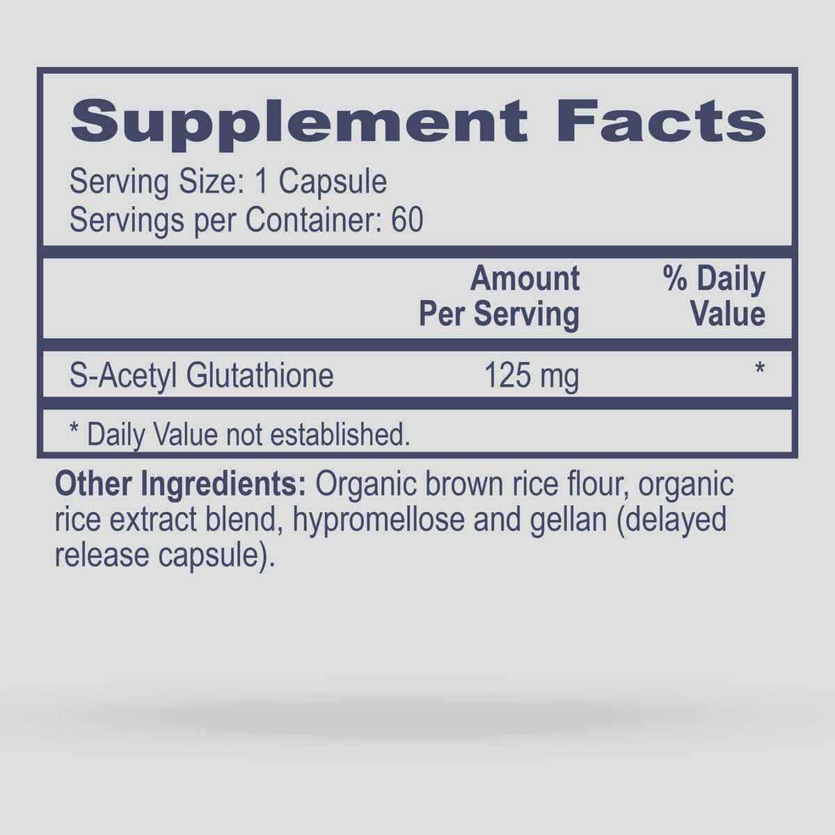 S-Acetyl Glutathione - 60 Caps Prof Health Products Supplement - Conners Clinic