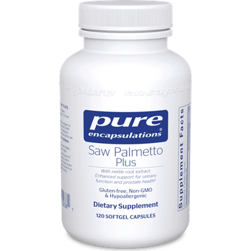 Saw Palmetto Plus 120 gels * Pure Encapsulations Supplement - Conners Clinic
