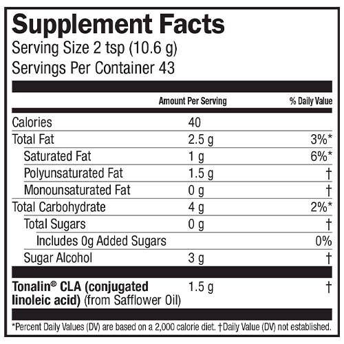Seriously Delicious CLA Fresh Apple 16 oz Barlean’s Supplement - Conners Clinic