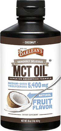 Thumbnail for Seriously Delicious MCT Oil Coconut 16 oz Barlean’s Supplement - Conners Clinic