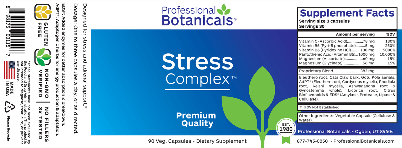 STRESS COMPLEX (90C) Biotics Research Supplement - Conners Clinic