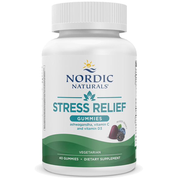 Stress Relief Gummies 40 Gummies Nordic Naturals Supplement - Conners Clinic