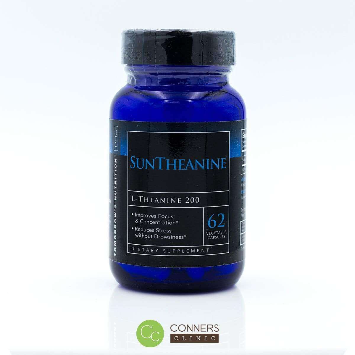 Sun Theanine L -Theanine- 62 caps U.S. Enzymes Supplement - Conners Clinic