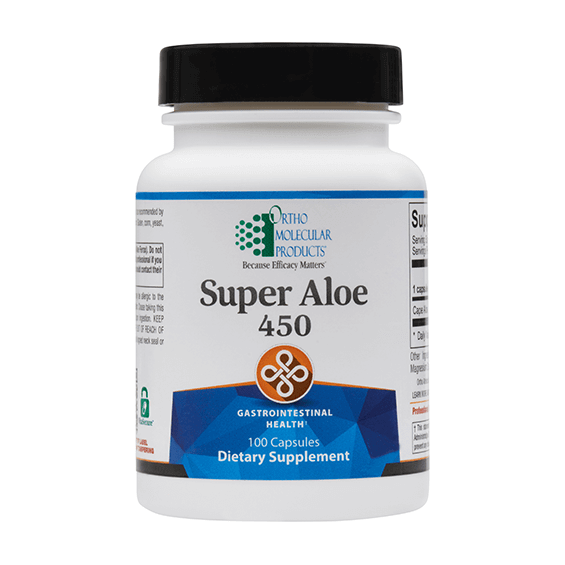 Super Aloe 450 - 100 capsules Ortho-Molecular Supplement - Conners Clinic