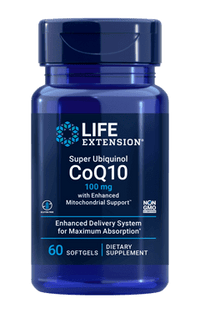 Thumbnail for Super Ubiquinol CoQ10 100 mg 60 Softgels Life Extension - Conners Clinic
