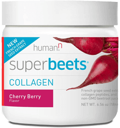 SuperBeets Collagen Cherry Berry 30 Servings HumanN Supplement - Conners Clinic
