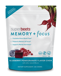 SuperBeets Memory + Focus 30 Chews HumanN Supplement - Conners Clinic