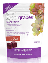 Thumbnail for SuperGrapes Heart Chews 60 Chews HumanN Supplement - Conners Clinic