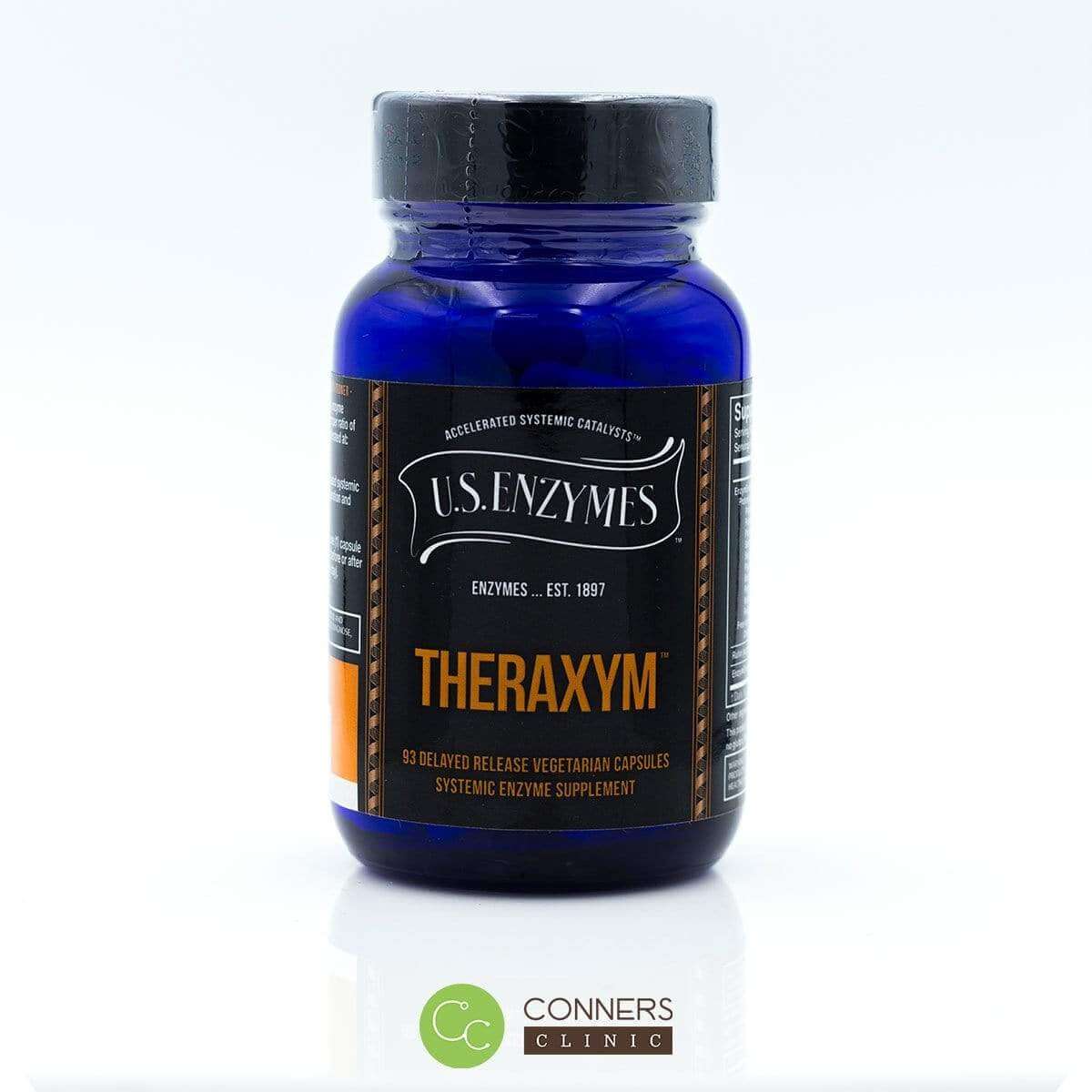 Theraxym Enzymes - 93 caps U.S. Enzymes Supplement - Conners Clinic