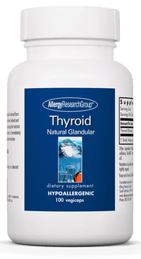 Thumbnail for Thyroid 100 Capsules Allergy Research Group Supplement - Conners Clinic
