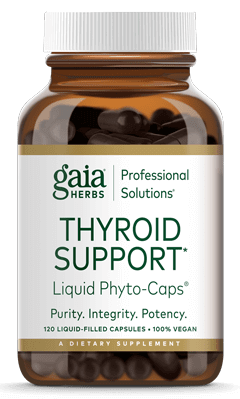 Thyroid Support 120 Capsules Gaia Herbs Supplement - Conners Clinic