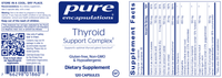 Thumbnail for Thyroid Support Complex 120 caps * Pure Encapsulations Supplement - Conners Clinic