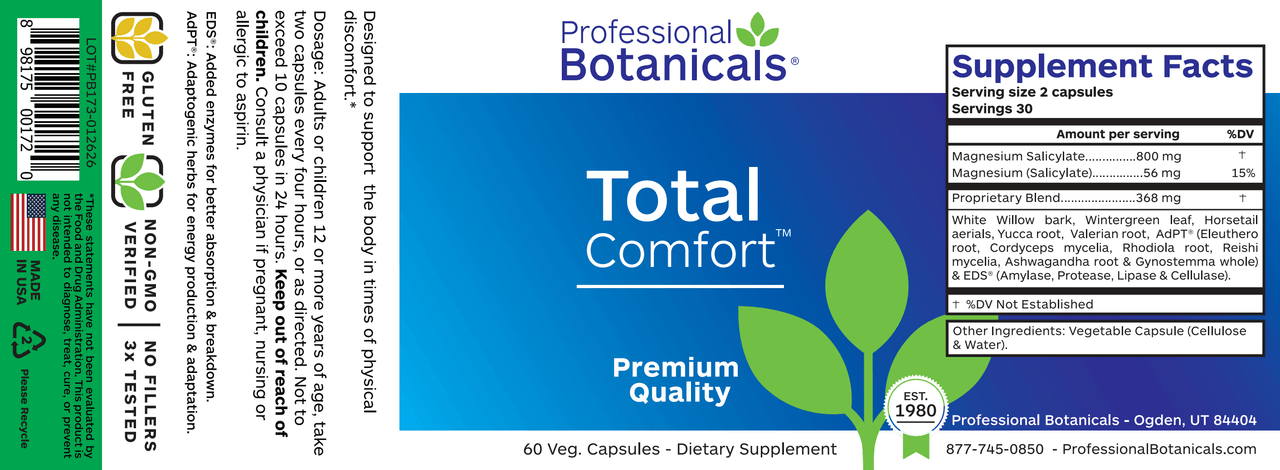 TOTAL COMFORT (60C) Biotics Research Supplement - Conners Clinic