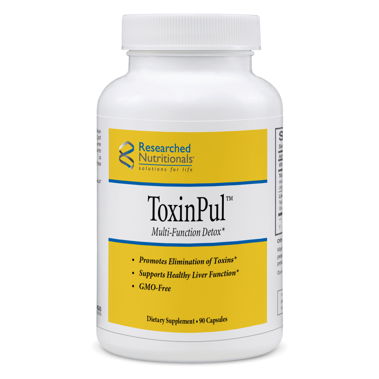 ToxinPul - 90 capsules Researched Nutritionals Supplement - Conners Clinic