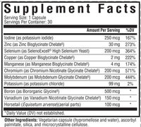 Thumbnail for Trace Minerals Complex 30 Capsules Seeking Health Supplement - Conners Clinic