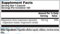 Thumbnail for Tri-Magnesium 120 Capsules Nutra Biogenesis Supplement - Conners Clinic