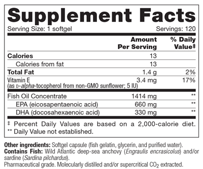 Trident SAP 66:33 120 Softgels NFH Supplement - Conners Clinic