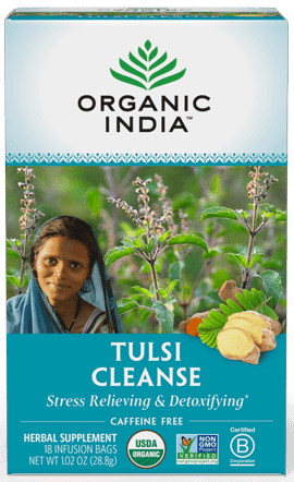 Tulsi Cleanse 18 Bags Organic India Supplement - Conners Clinic