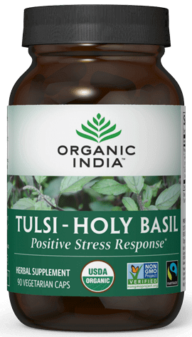 Tulsi - Holy Basil 90 Capsules Organic India Supplement - Conners Clinic