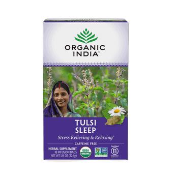 Tulsi Sleep 18 Bags Organic India Supplement - Conners Clinic