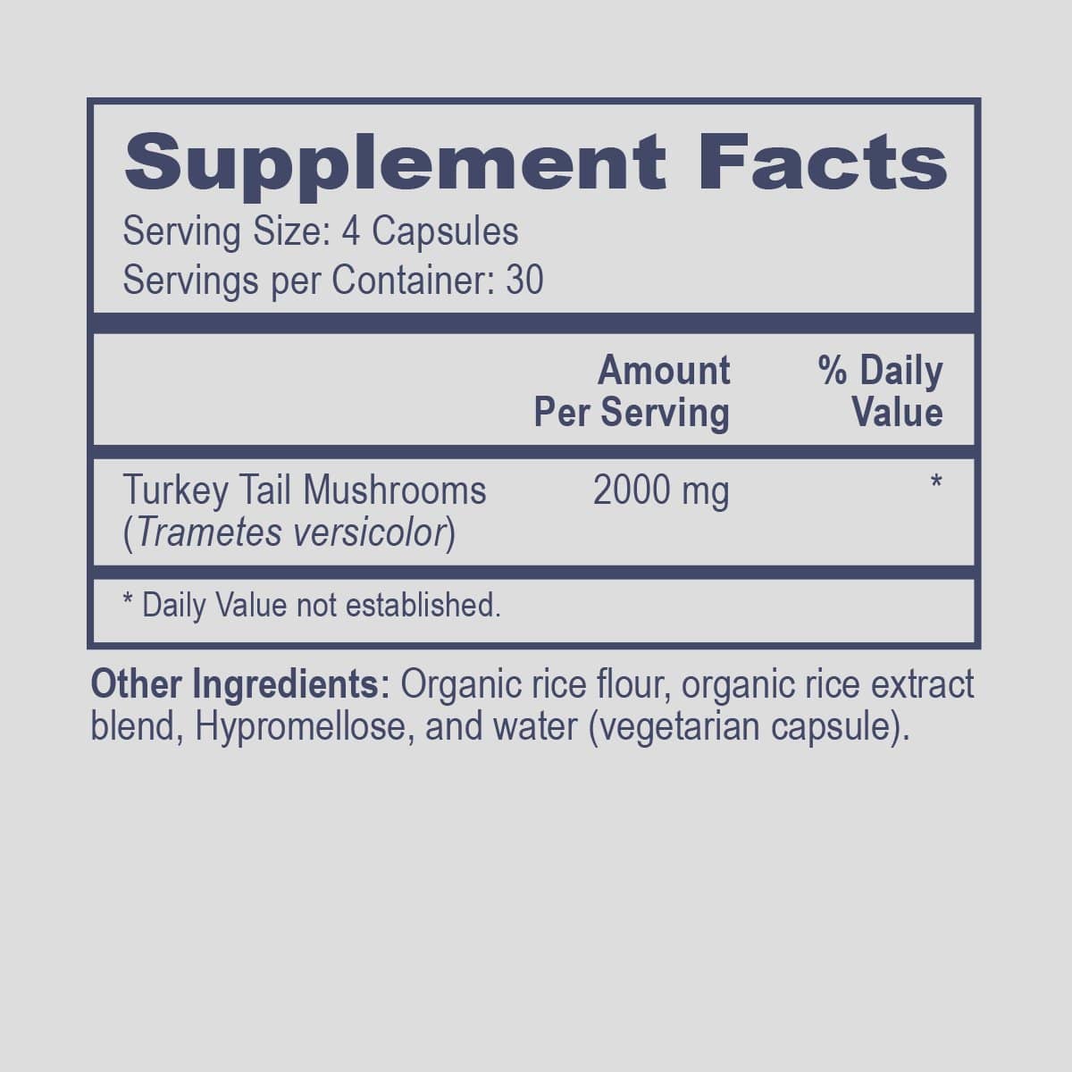 Turkey Tail Mushrooms - 120 Caps Prof Health Products Supplement - Conners Clinic
