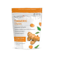 Thumbnail for Turmeric Chews Orange Citrus 30 Chews HumanN Supplement - Conners Clinic