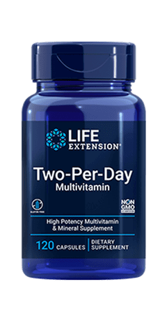 Two-Per-Day Multivitamin 120 Capsules Life Extension - Conners Clinic