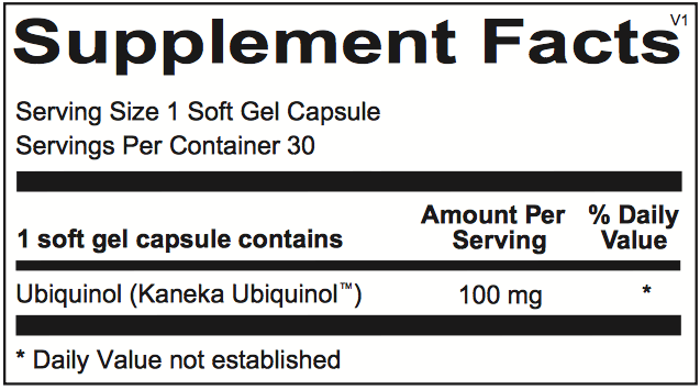 Ubiquinol - CoQ-10 - Kaneka Ubiquinol - 30 Softgels Ortho-Molecular Supplement - Conners Clinic