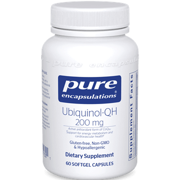 Ubiquinol-QH 200 mg 60 gels * Pure Encapsulations Supplement - Conners Clinic