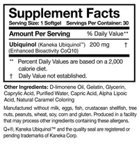 Thumbnail for Ubiquinol Super 200 Researched Nutritionals Supplement - Conners Clinic