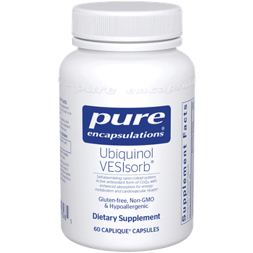Ubiquinol VESIsorb 60 caps * Pure Encapsulations Supplement - Conners Clinic