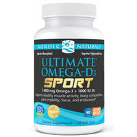 Thumbnail for Ultimate Omega-D3 Sport 60 Softgels Nordic Naturals Supplement - Conners Clinic