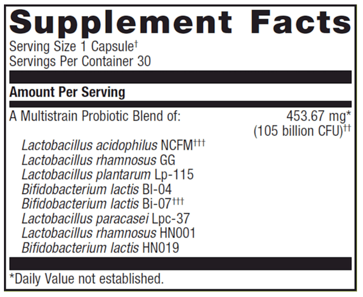 UltraFlora BiomePro Multistrain 30 caps * Metagenics Supplement - Conners Clinic