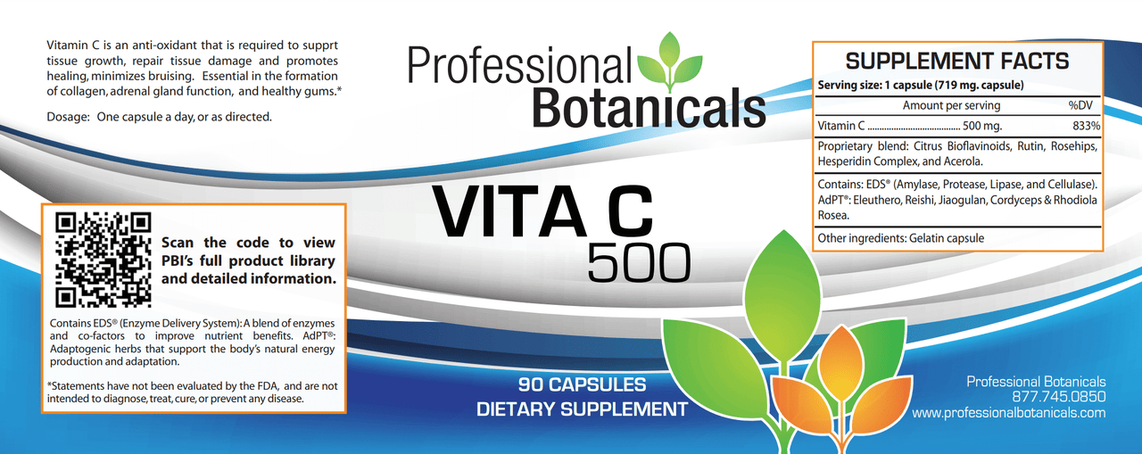 VITA-C 500 (90T) Biotics Research Supplement - Conners Clinic