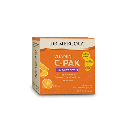 Vitamin C-PAK® - WITH QUERCETIN Orange Flavor - 30 Servings Dr. Mercola Supplement - Conners Clinic