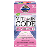 Thumbnail for Vitamin Code 50 & Wiser Women 120 vcaps * Garden of Life Supplement - Conners Clinic
