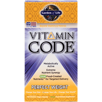 Vitamin Code Perfect Weight 120 vcaps * Garden of Life Supplement - Conners Clinic