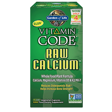 Vitamin Code Raw Calcium 120 vegcaps * Garden of Life Supplement - Conners Clinic