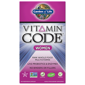 Vitamin Code Women's Multi 240 vegcaps * Garden of Life Supplement - Conners Clinic