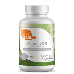 Vitamin D3 120 Capsules Zahler Supplement - Conners Clinic