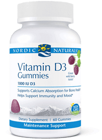 Thumbnail for Vitamin D3 Gummies 60 Gummies Nordic Naturals Supplement - Conners Clinic