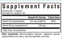 Thumbnail for Vitamin D3 + K2 60 Capsules Seeking Health Supplement - Conners Clinic