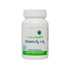 Vitamin D3 + K2 60 Capsules Seeking Health Supplement - Conners Clinic