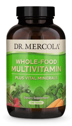 Whole-Food Multivitamin Plus Vital Minerals - 240 Tablets Dr. Mercola Supplement - Conners Clinic