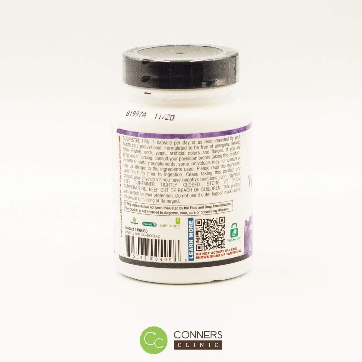WholeMune - 30 Capsules Ortho-Molecular Supplement - Conners Clinic