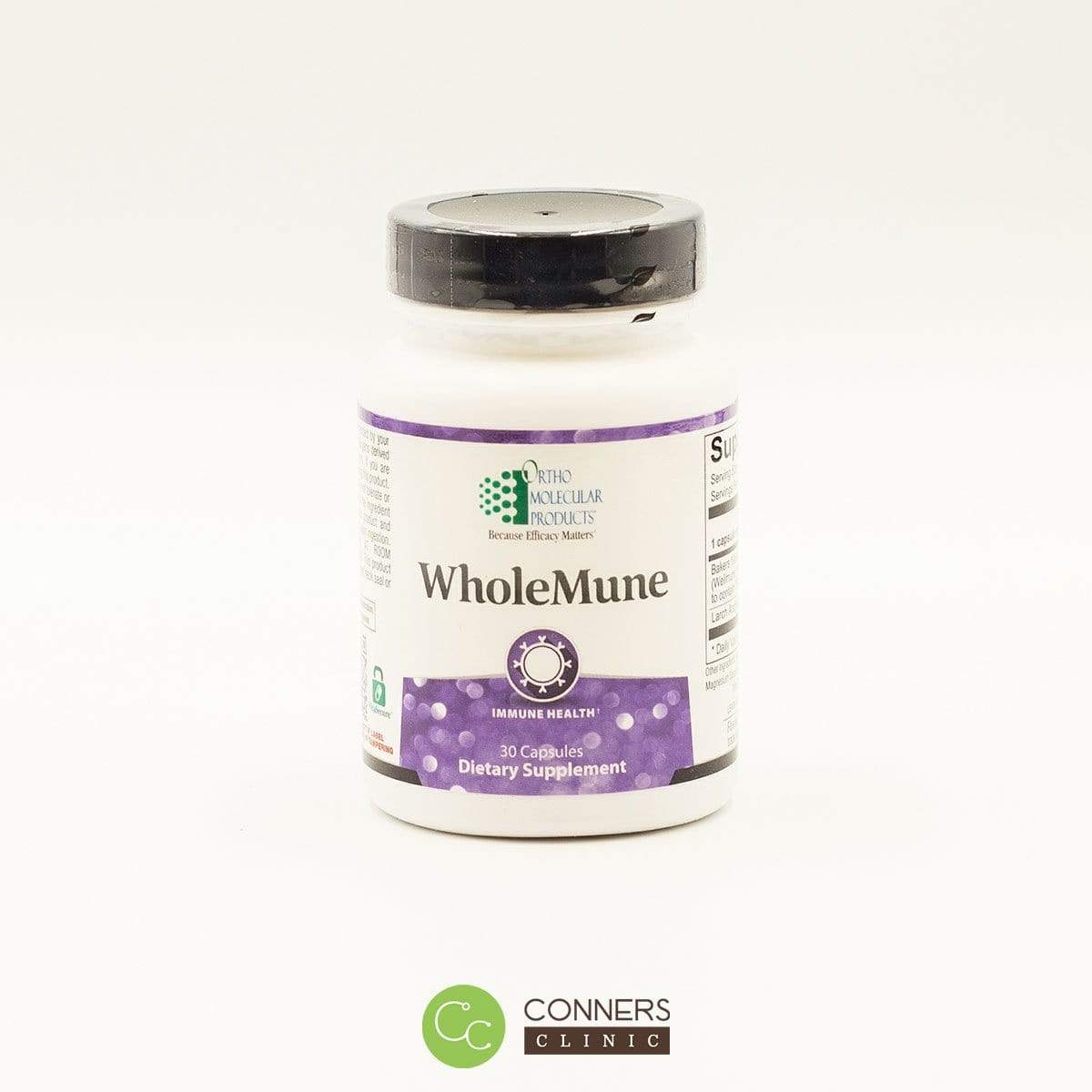 WholeMune - 30 Capsules Ortho-Molecular Supplement - Conners Clinic
