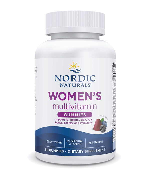 Women's Multivitamin Mixed Berry 60 Gummies Nordic Naturals Supplement - Conners Clinic