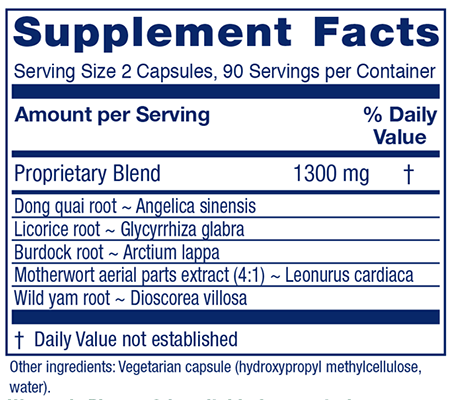 Women’s Phase II® 180 Capsules Vitanica Supplement - Conners Clinic